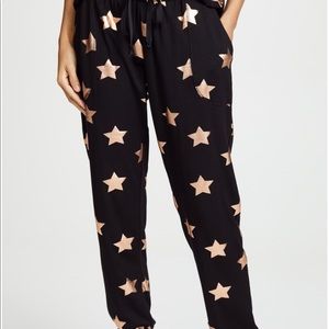 Terez rose gold foil star jogger size Medium NEW